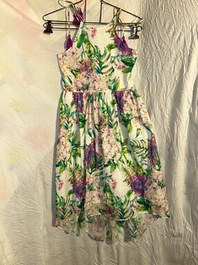 Sophie Catalou  Floral High-Low Sundress -excellent condition  floral print 12